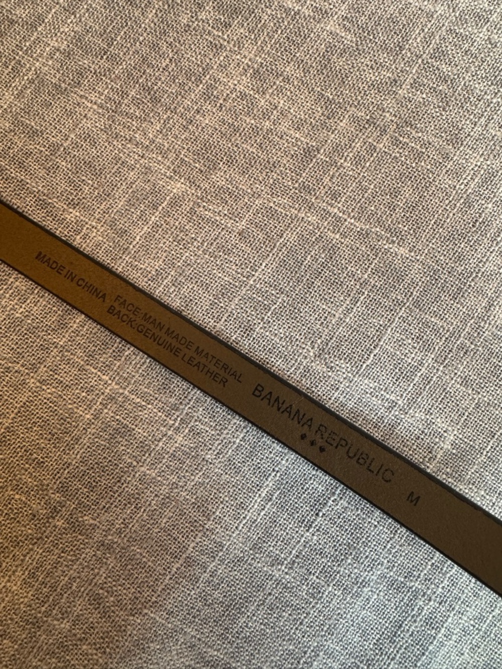 Banana Republic Black Belt with Elephant Charm 🐘 - Picture 5 of 5